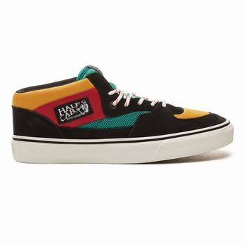 Damske Tenisky Vans Suede Sporty Half Cab Čierne/Viacfarebný VA76IMGLK